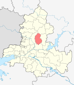 Тацинский район на карте