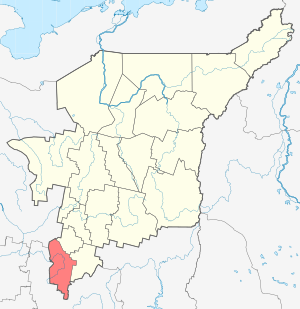 Прилузский район на карте