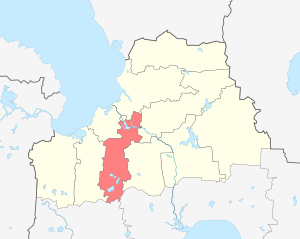 Сельское поселение Анхимовское на карте