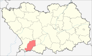 Бековский район на карте