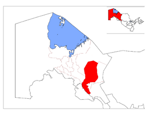 Берунийский район на карте