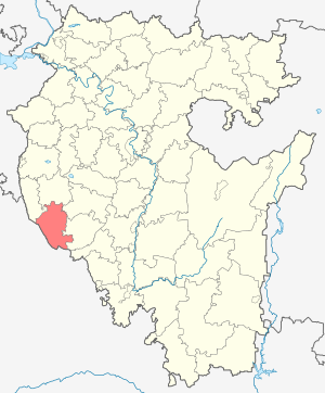 Бижбулякский район на карте