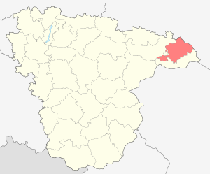 Борисоглебский район на карте