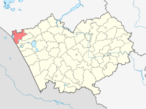 Бурлинский район на карте
