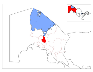Чимбайский район на карте