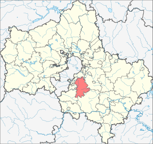 Домодедовский район на карте
