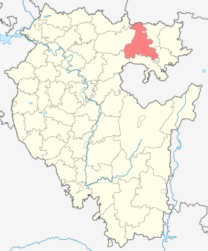 Дуванский район на карте