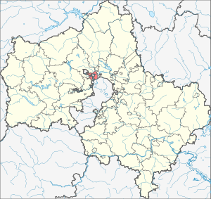 Химкинский район на карте