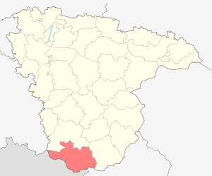 Кантемировский район на карте