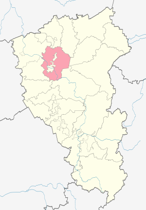 Кемеровский район Кемеровский муниципальный округ на карте