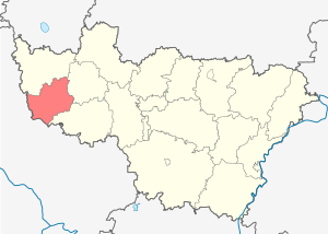 Киржачский район на карте