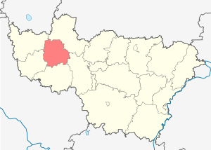 Кольчугинский район на карте