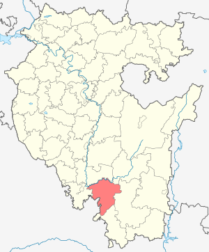 Кугарчинский район - Муниципальный район Кугарчинский район на карте