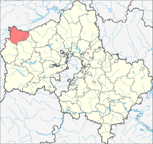 Лотошинский район на карте