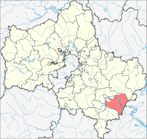 Луховицкий район на карте