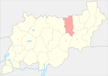 Межевской район Межевской муниципальный округ на карте