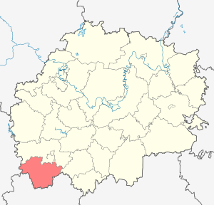 Милославский район на карте