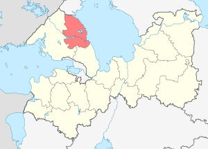 Приозерский район на карте