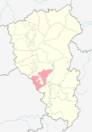 Прокопьевский район на карте