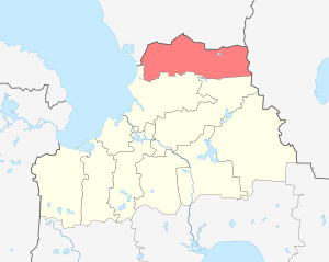 Сельское поселение Саминское (упразднено) на карте