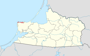 Светлогорский городской округ город областного значения Светлогорск на карте