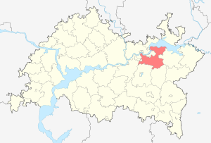 Тукаевский район на карте