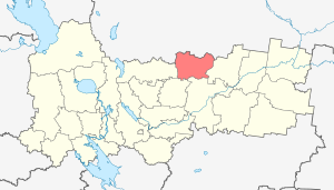 Верховажский район Верховажский муниципальный округ на карте
