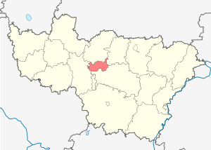 город Владимир на карте