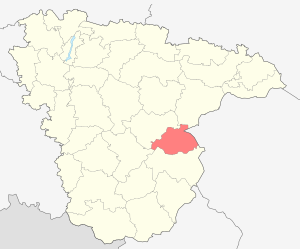 Воробьёвский район на карте