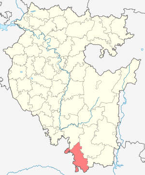 Зианчуринский район на карте