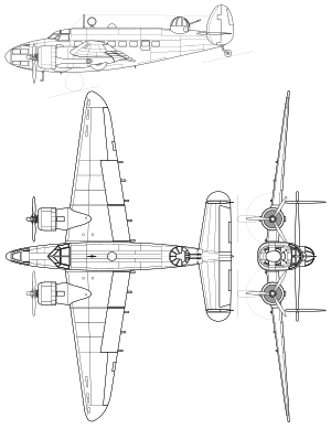 Схема Lockheed Hudson