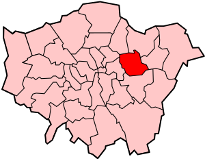 Лондонский боро Ньюэм на карте