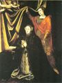 Королева Екатерина и святая Екатерина (монастырь Богородицы (Мадре де Деус))