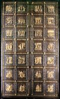 Северные двери Флорентийского баптистерия. 1403—1424. Бронза. Музей произведений искусства Собора, Флоренция