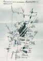 Схематический план местности Лосиноостровской и её окрестностей, 1913