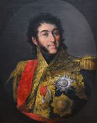 Висенте Лопес Портанья. Портрет французского военачальника Сюше, который осадил и взял Валенсию в ходе Пиренейской войны, за что получил звание маршала Франции.