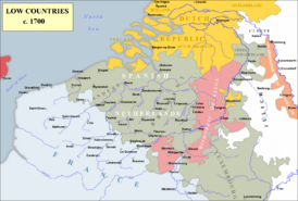 Испанские Нидерланды в 1700 году