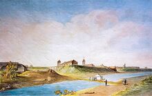 Любчанский замок (Ю. Пешка, конец XVIII века)