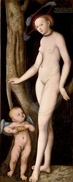 Lucas Cranach d.Ä. - Venus mit Cupid als Honigdieb (Galleria Borghese).jpg