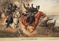 Атака прусских чёрных гусар, 1813-15.