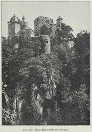 Замок на открытке 1907 года