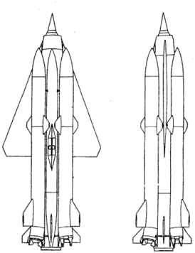 Крылатая ракета М-40 (Буран) в стартовой позиции