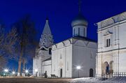 Троицкий собор Троицкого Данилова монастыря в Переславле-Залесском с перестроенной на четыре ската кровлей