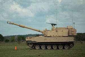 M109A7 Paladin 1-й кавалерийской дивизии США. 17 сентября 2020