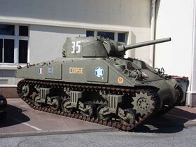 M4A2 Sherman tank in the Musée des Blindés, France, pic-1.JPG