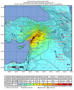 Землетрясение в Газиантепе