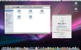 Рабочий стол Mac OS X 10.5 «Leopard»