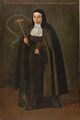 Диего Веласкес. «Портрет святой Херонимы де ла Фуэнте» был написан художником с натуры за 10 лет до смерти монахини и задолго до её канонизации, однако ныне служит её «иконой»