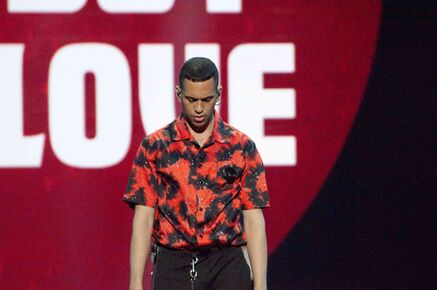 Mahmood at the 2019 Eurovision Song Contest Grand Final Dress Rehearsal (1).jpg