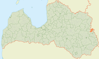 Малнавская волость на карте